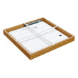 Ceiling light QUADRA WOODLINE 600x600 40W IP20 3000K 3320lm Oak