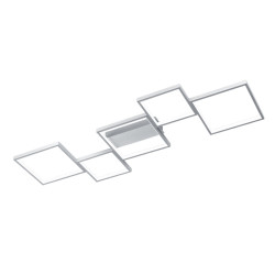 Ceiling luminaire SMD LED 34W brushed aluminium SORRENTO
