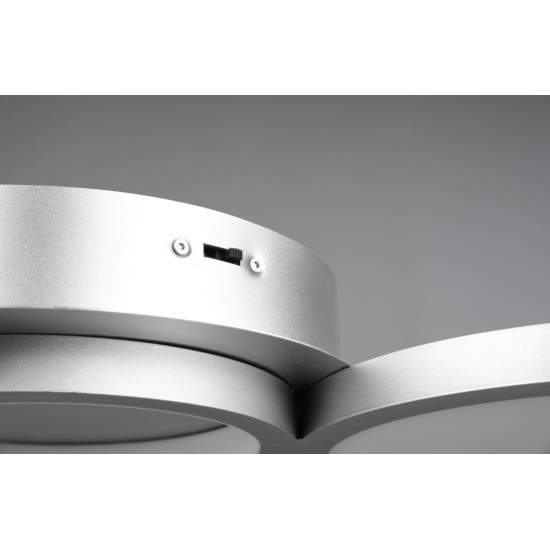 Ceiling luminaire SMD LED 46W matt chrome SALSA