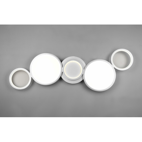 Ceiling luminaire SMD LED 46W matt chrome SALSA