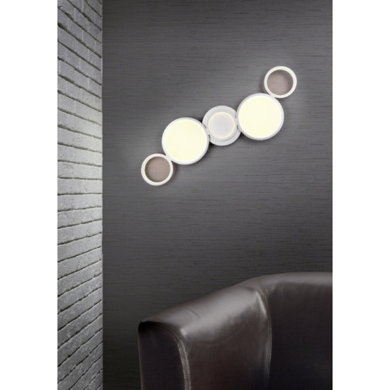Ceiling luminaire SMD LED 46W matt chrome SALSA
