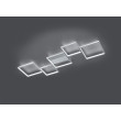 Ceiling luminaire SMD LED 34W brushed aluminium SORRENTO