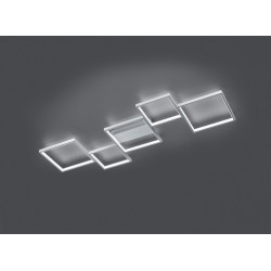 Ceiling luminaire SMD LED 34W brushed aluminium SORRENTO