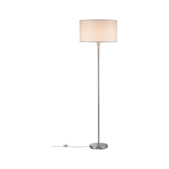 Floor luminaire cream/brushed iron max. 60 W E27 TESSA
