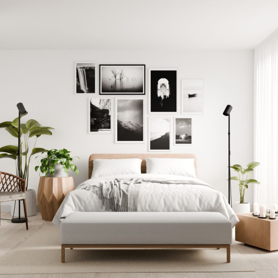 Floor lamp black EVERLY