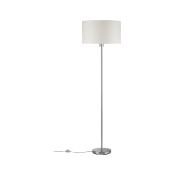 Floor luminaire cream/brushed iron max. 60 W E27 TESSA