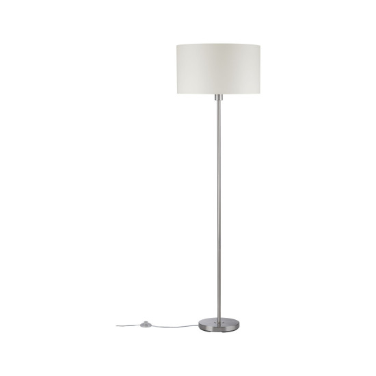 Floor luminaire cream/brushed iron max. 60 W E27 TESSA