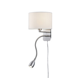 Wall luminaire 40W E14 + LED 3,2W HOTEL