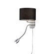 Wall luminaire 40W E14 + LED 3,2W HOTEL