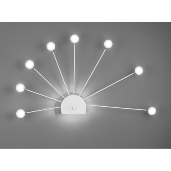 Ceiling luminaire 9 x SMD LED 2,6W white PEACOCK