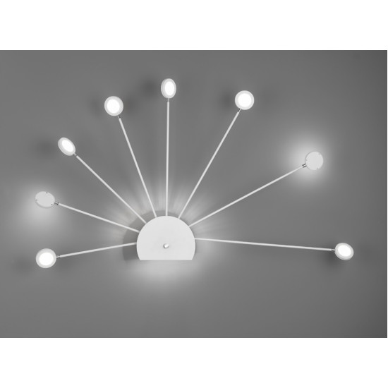 Ceiling luminaire 9 x SMD LED 2,6W white PEACOCK