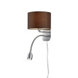 Wall luminaire 40W E14 + LED 3,2W HOTEL
