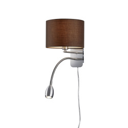 Wall luminaire 40W E14 + LED 3,2W HOTEL