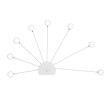 Ceiling luminaire 9 x SMD LED 2,6W white PEACOCK