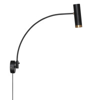 Wall light GU10 XL black PULS