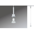 Pendant matt chrome LED-Spot DECO SYSTEM