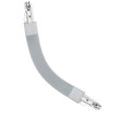 Rail flex connector chrome matt