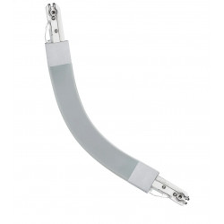 Rail flex connector chrome matt