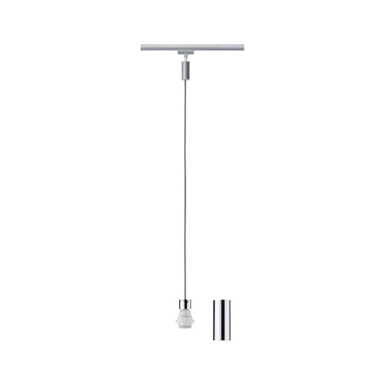 Pendant matt chrome E27 20W EASY BASIC