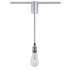 Universal matt chrome pendant adapter 