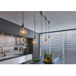Universal matt chrome pendant adapter
