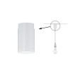 Universal white pendant adapter