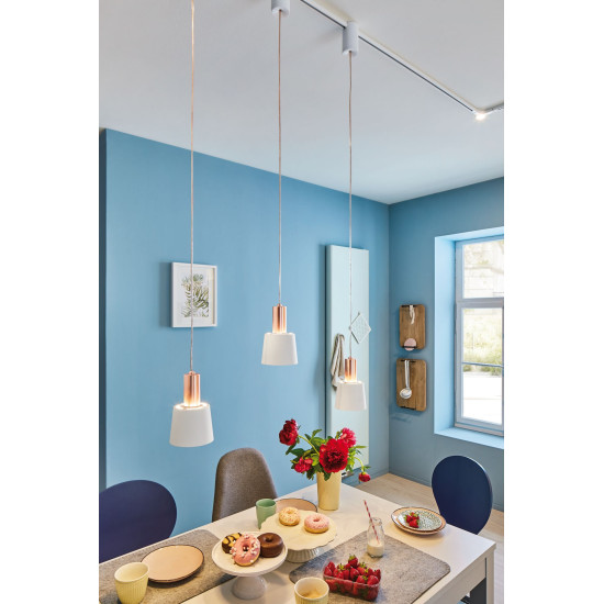 Universal white pendant adapter