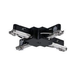 Rail X connector, black matt