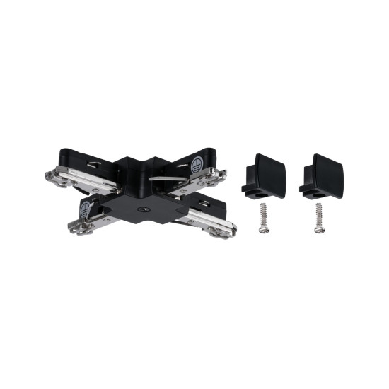 Rail X connector, black matt