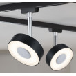 LED spot black matt CIRCLE