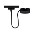 Rail cable infeed black matt