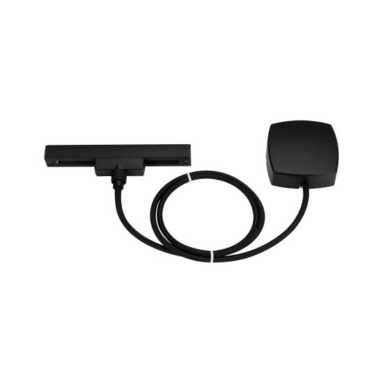 Rail cable infeed black matt
