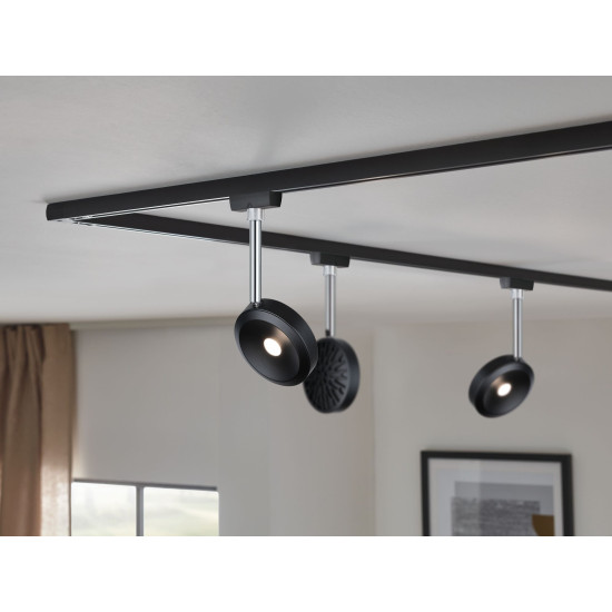 Spot 230V LED 5W matt black DISCUS