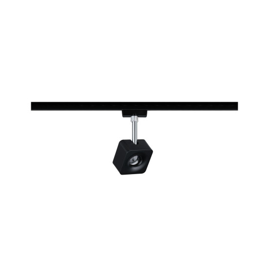 LED spot 8W black matt/chrome CUBE