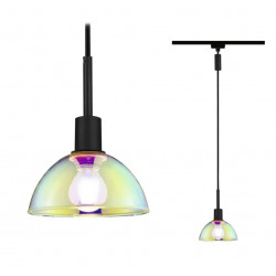 Pendant E14 20W Black matt/Dichroic SARRASANI