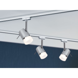 Spot matt chrome 230V LED GU10 10W PIPE