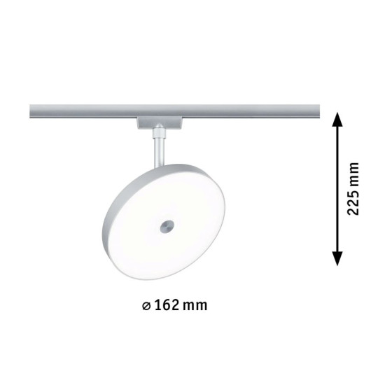 Kohtvalgusti 3-Step-Dim matt kroom HILDOR