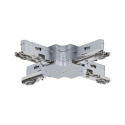 Rail Line X Connector matt chrome