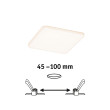 LED recessed panel  IP44  square 125x125mm 8,5W VELUNA VARIFIT