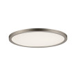 LED recessed panel IP44 12W matt nickel AREO