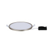 LED recessed panel IP44 12W matt nickel AREO