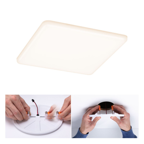 LED recessed panel  IP44 3-step dim 185x185mm 17W VELUNA VARIFIT