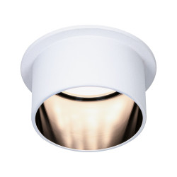 Iebūvējama lampa LED 6W Matēta balta#Melna matēta IP44 GIL