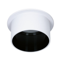 Iebūvējama lampa LED 6W Matēta balta#Melna matēta IP44 GIL