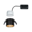 Recessed luminaire LED Black matt#Gold IP44 GIL