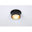 Recessed luminaire LED Black matt#Gold IP44 GIL