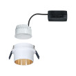 Recessed luminaire LED Matt white#Gold IP44 GIL