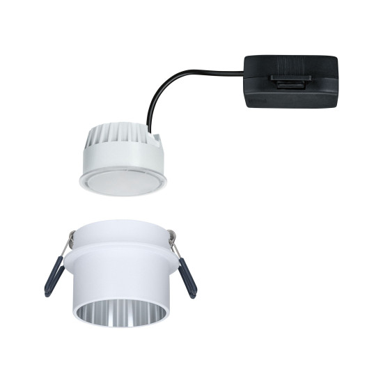 Iebūvējama lampa LED 6W Matēts balts#Matēts tērauds IP44 GIL