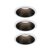 Iebūvējama lampa melns reflektors LED 3x6.5W 3-step dim COLE