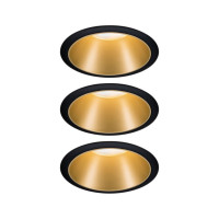 Süvistatav valgusti matt kuldne reflektor LED 3x6.5W 3-step dim COLE